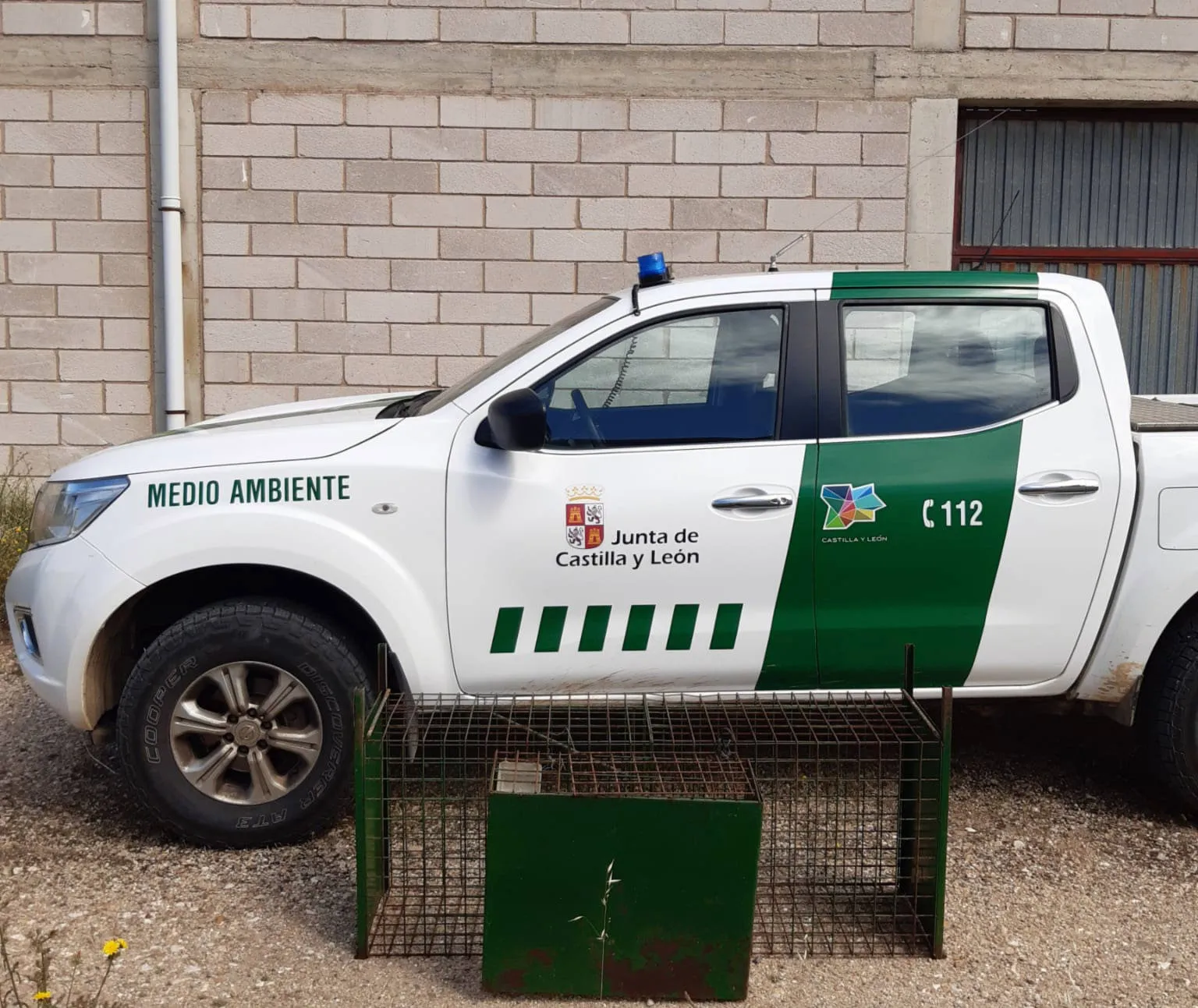 Medio Ambiente confisca una jaula trampa en la comarca de la Arlanza