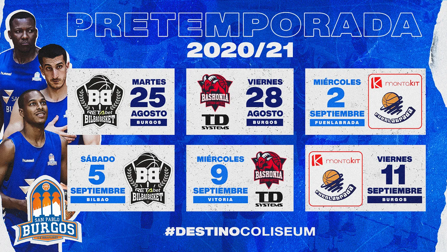 Baloncesto Burgos: El San Pablo Burgos jugará seis partidos de pretemporada