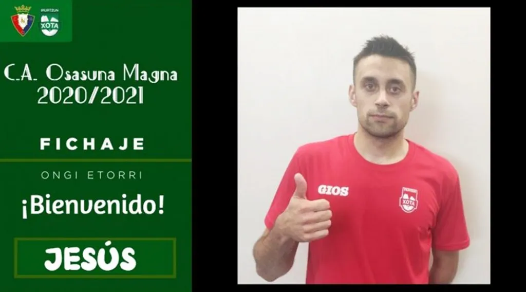 El burgalés, Jesús Preciado ficha por el Osasuna Magna de Primera División