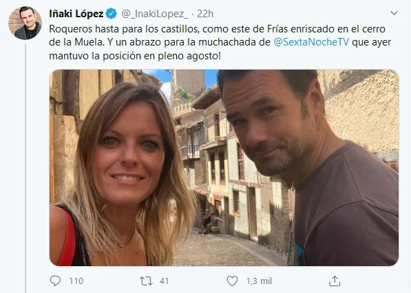 Los periodistas Iñaki López y Andrea Ropero visitan la provincia con polémica incluida