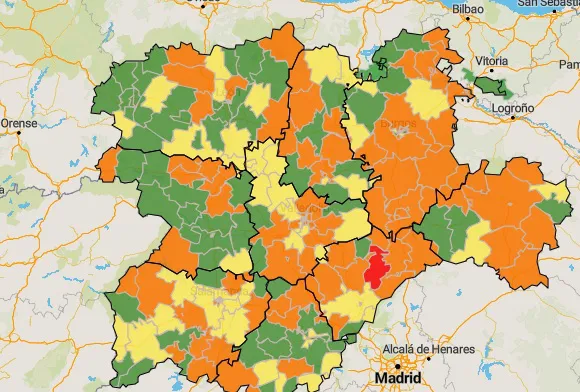 La Junta recomienda restringir el contacto social en 23 zonas básicas de salud de Burgos
