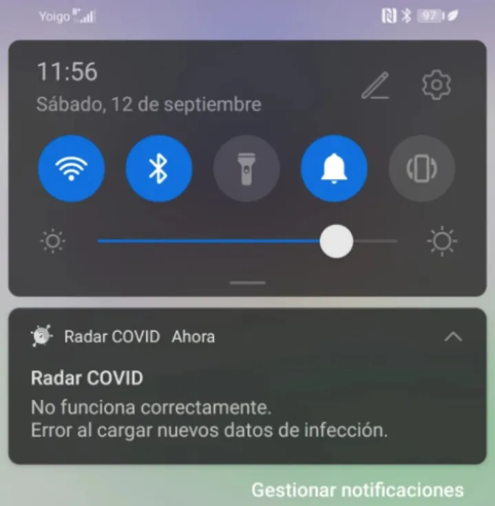 COVID-19 Burgos: ‘’Error al cargar nuevos datos de infección’’, el fallo ‘puntual’ que numerosos usuarios reportan de la app del Gobierno para el rastreo de contactos