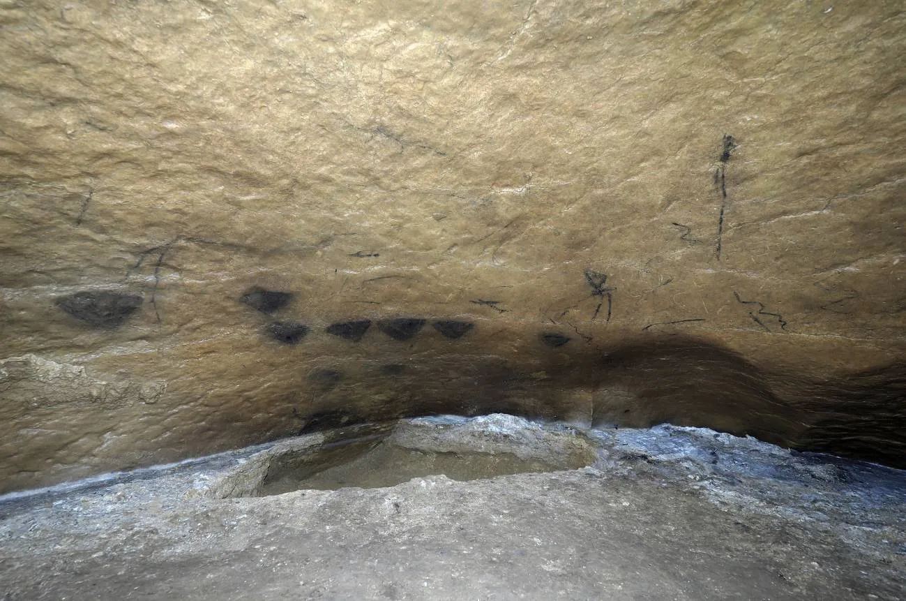 Los humanos visitaron las pinturas paleolíticas de la cueva Ojo Guareña durante doce mil años