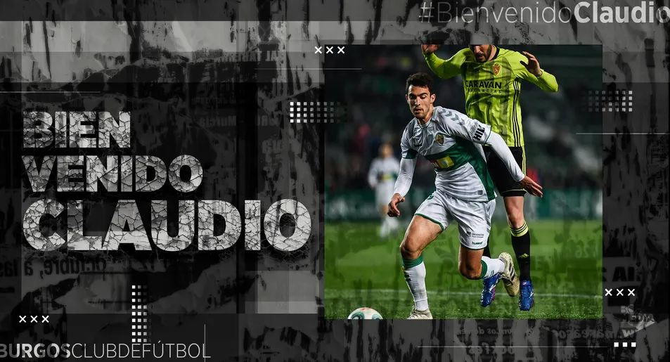 Fútbol Burgos: Claudio Medina, nuevo jugador blanquinegro
