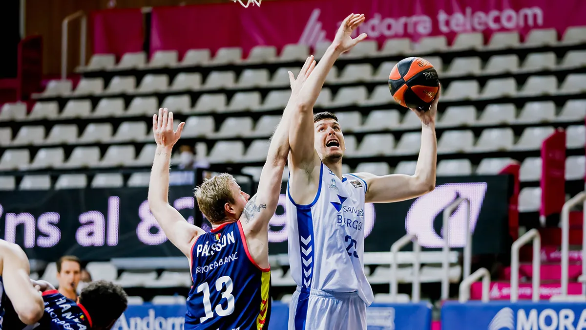 Baloncesto Burgos: El Hereda San Pablo Burgos cae tras una prórroga en Andorra (87-82)