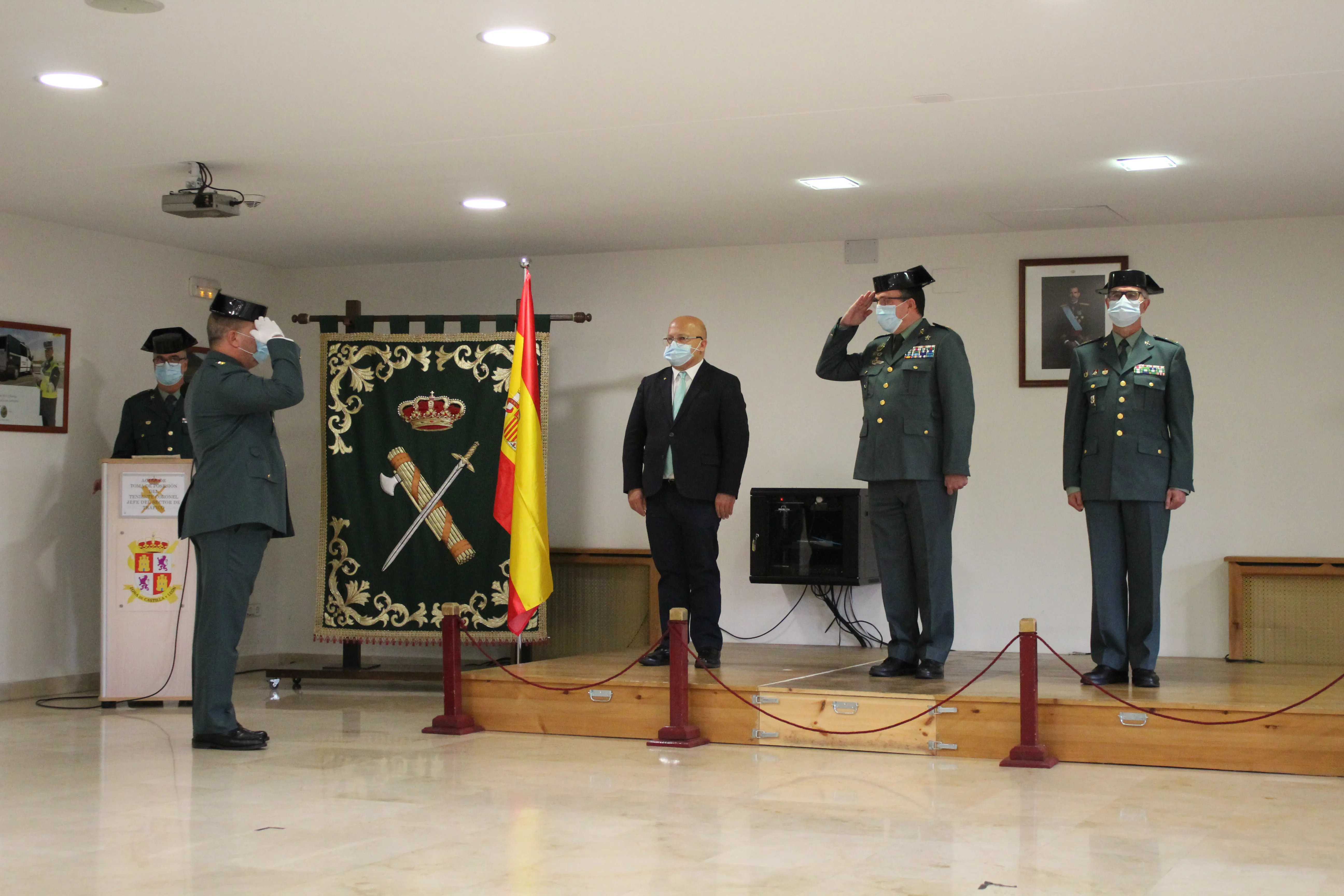 Toma de Posesión Teniente Coronel Jefe de la Guardia Civil de Tráfico en Castilla y León