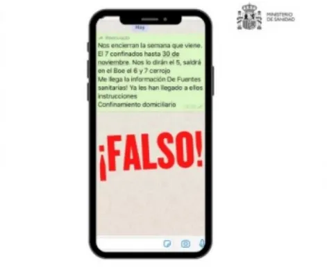 COVID-19 Burgos: Es un bulo: circula por redes un mensaje que avisa de un confinamiento el 7 de noviembre