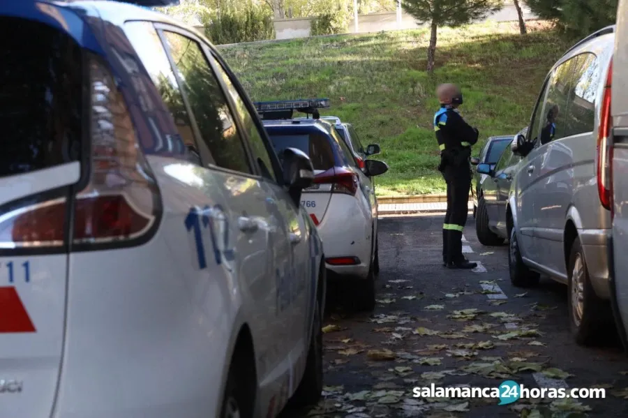 ​Una mujer pide auxilio desde su ventana en Salamanca por una riña de pareja