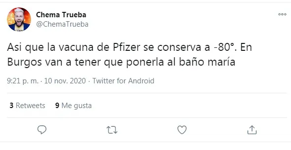 El frío de Burgos y la vacuna del Covid con humor