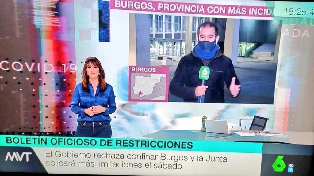 COVID-19 Burgos: ¿Burgos en Andalucía? Suspenso en geografía para algunos medios de comunicación