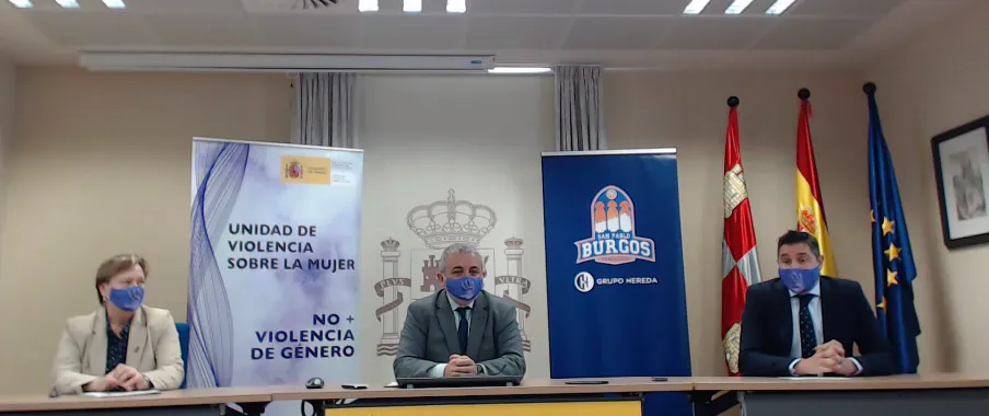 El San Pablo Burgos toma partido contra la violencia machista