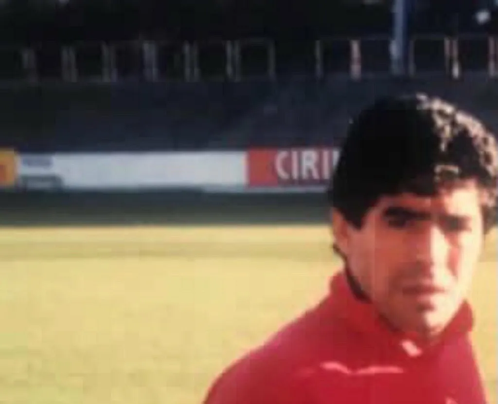 Maradona también jugó en El Plantío