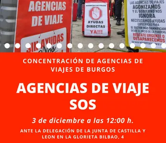 La asociación de agencias de viajes se concentrará mañana frente a la Delegación de la Junta para pedir el rescate del sector