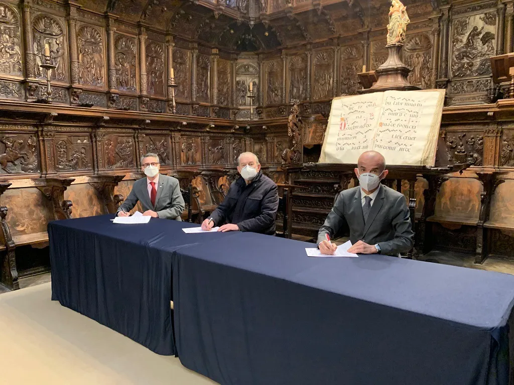 Ibercaja Banco y Fundación Cajacírculo colaboran con el Cabildo de la Catedral