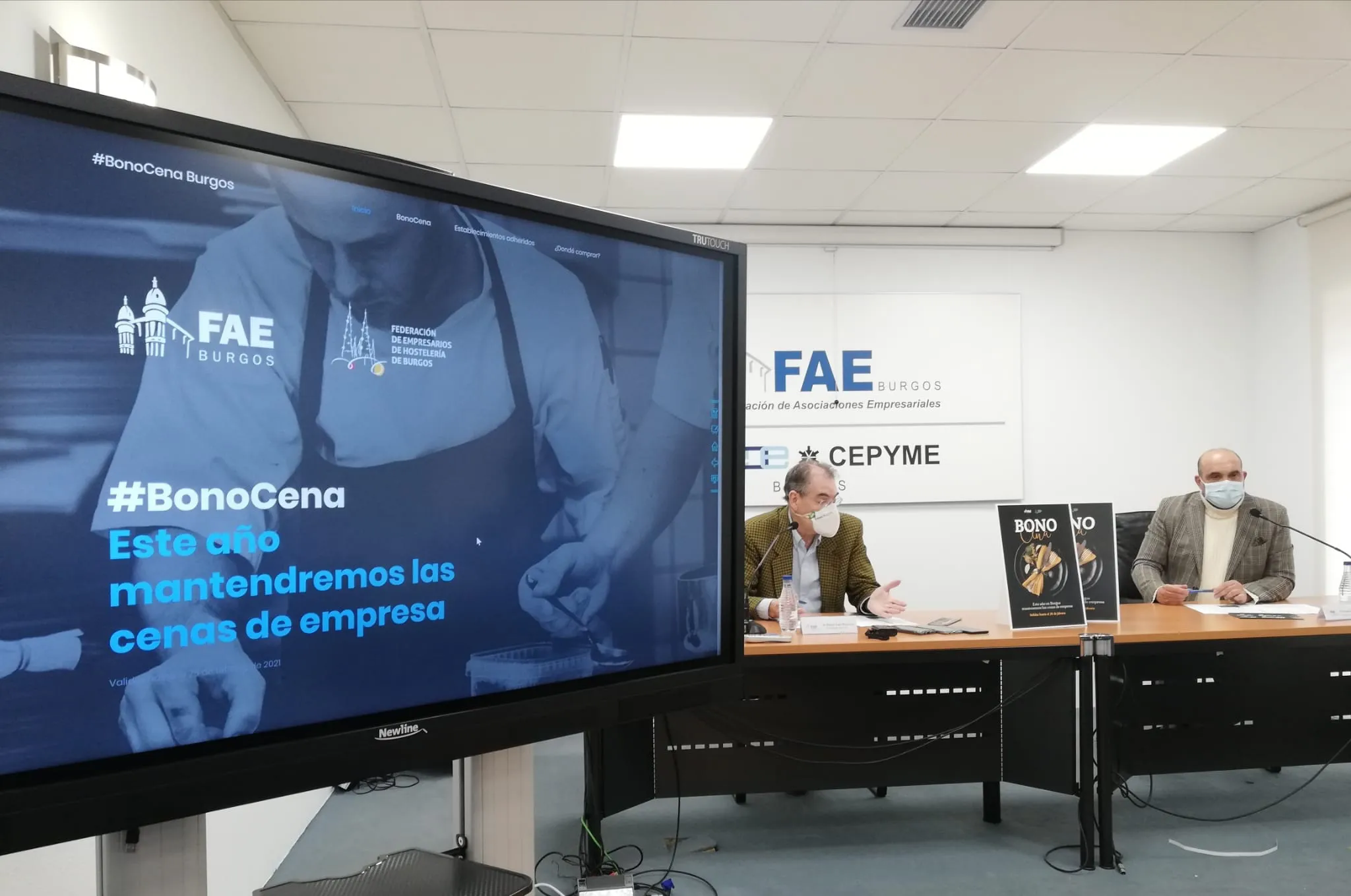 FAE y Hosteleros de Burgos reinventan las cenas navideñas de empresas