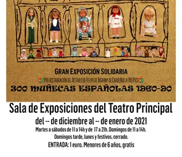 Burgos acoge la exposición solidaria ‘300 Muñecas españolas 1960-1990’