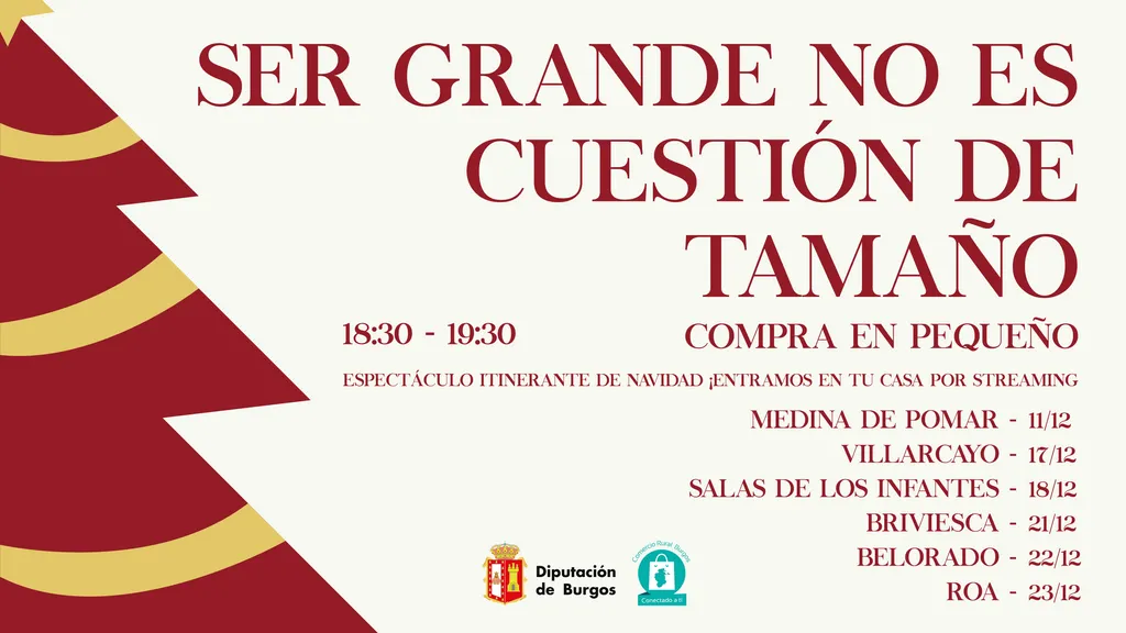 La Diputación de Burgos presenta la campaña Ser grande no es cuestión de tamaño. Compra en pequeño en apoyo al comercio de proximidad