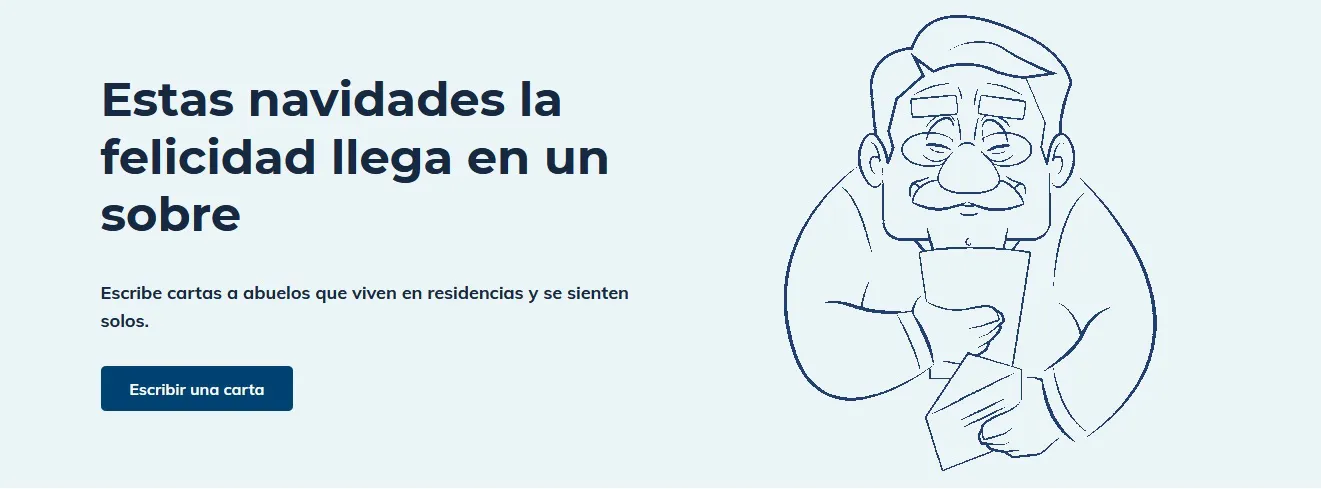 Regalar sonrisas estas navidades, la iniciativa que acompañará a nuestros mayores en 2020