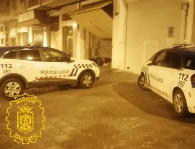 La Policía Local desmantela una fiesta ilegal en un local de Burgos