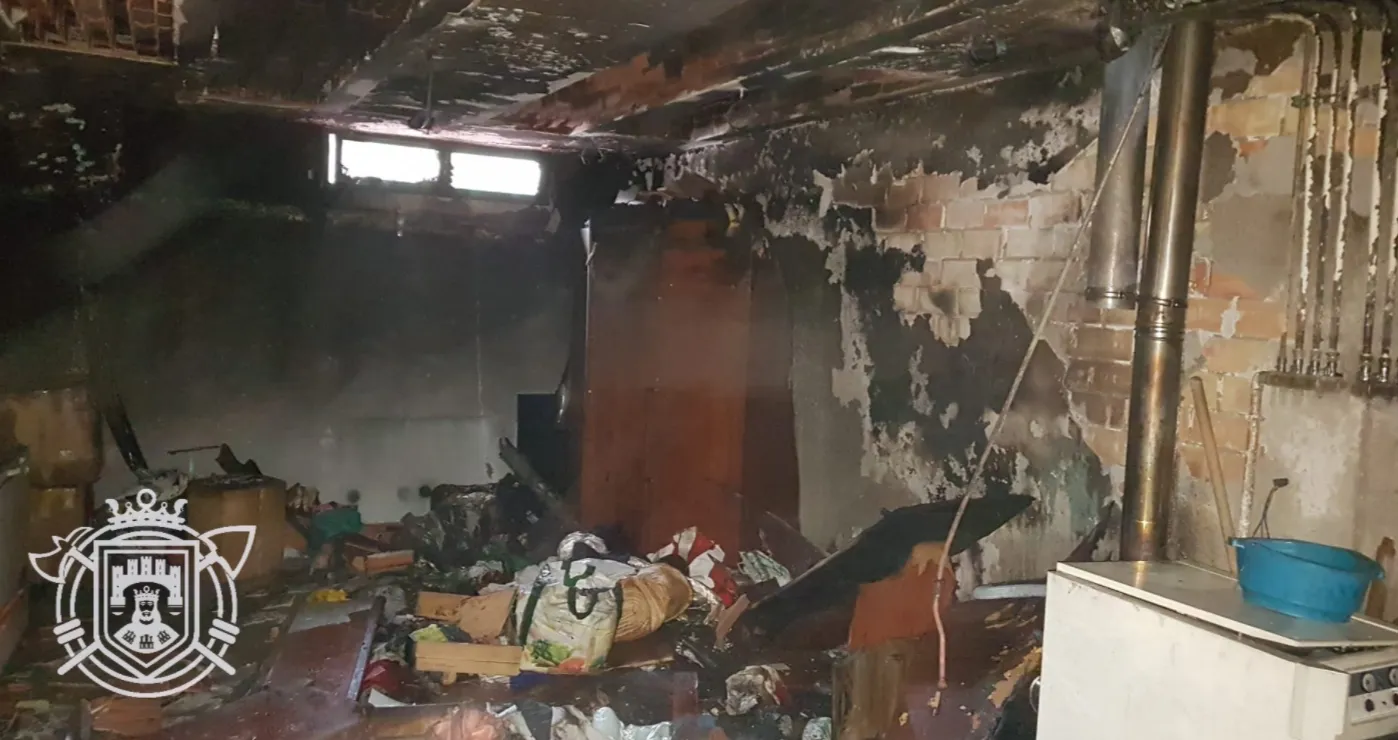 Incendio en un garaje en Quintanadueñas