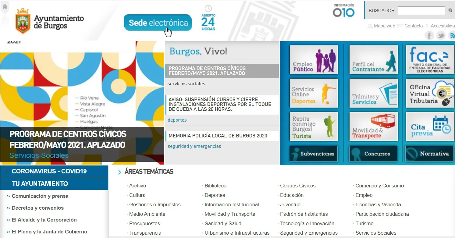 La nueva página web del Ayuntamiento de Burgos informará en tiempo real del mapa de buses y del saldo de la tarjeta