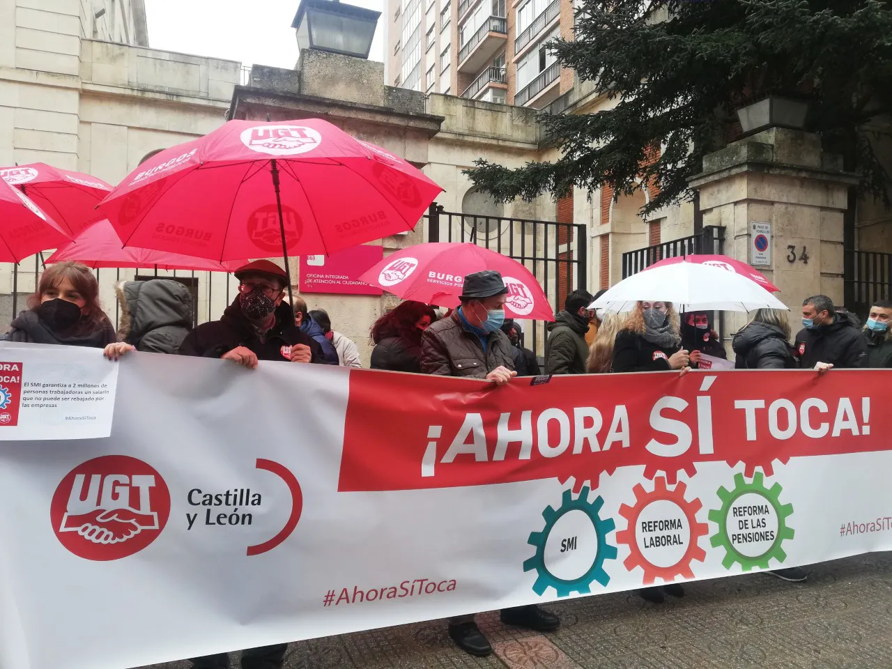 UGT y CCOO salen a la calle para exigir la subida del SMI y la derogación de la reforma laboral