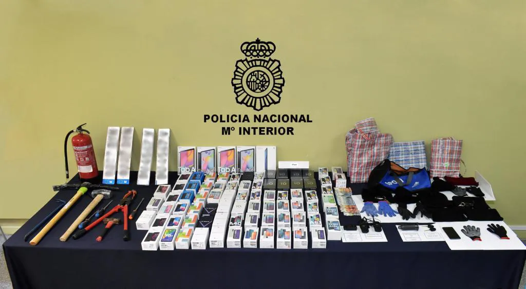 La Policía Nacional de Burgos logra esclarecer otros nueve hechos delictivos y dos robos de vehículos de la banda de aluniceros