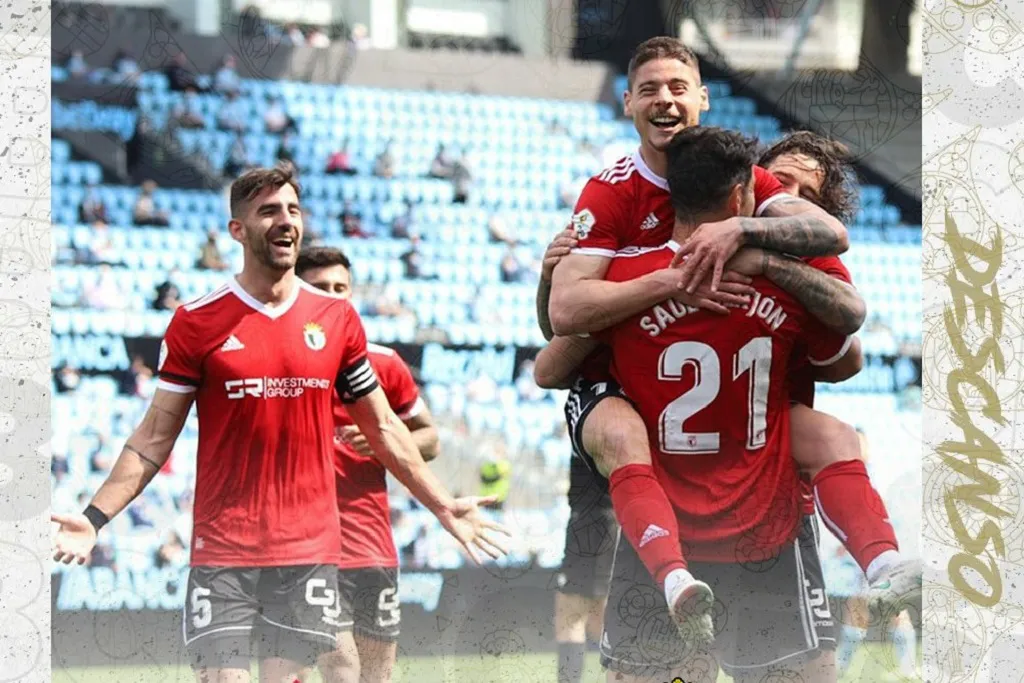 El Burgos CF logra un meritorio empate en Balaídos ante un buen Celta B (1-1)