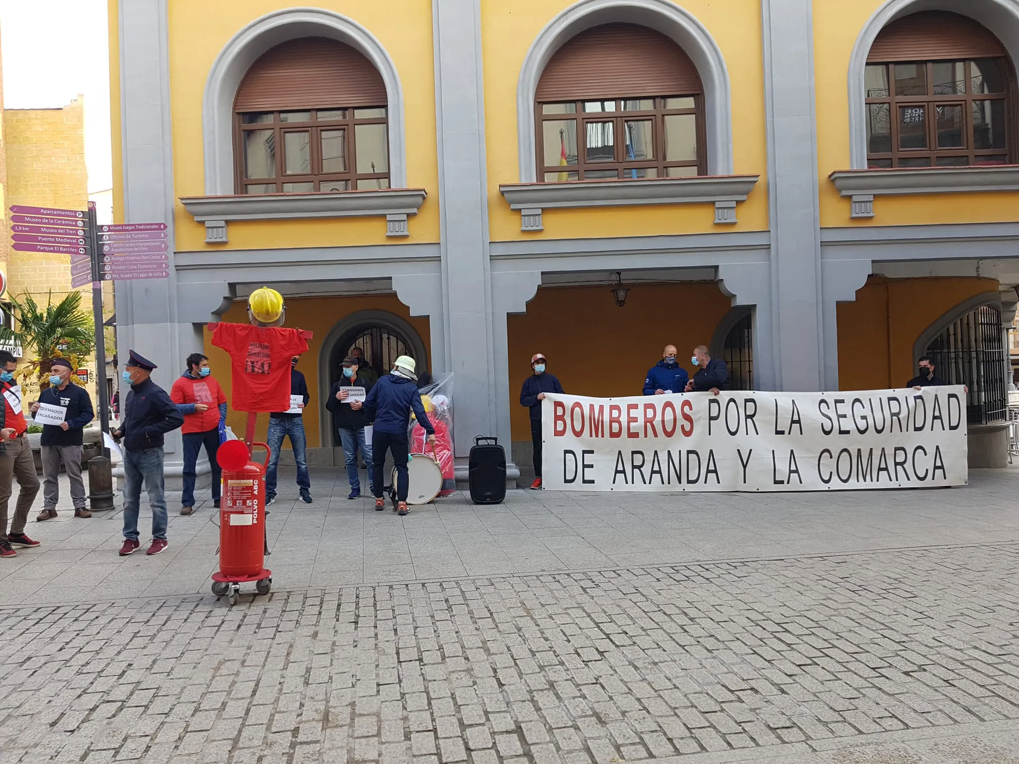 Aranda de Duero Burgos: CSIF urge al Ayuntamiento de Aranda la negociación del convenio de retenes, tras la hospitalización de tres bomberos