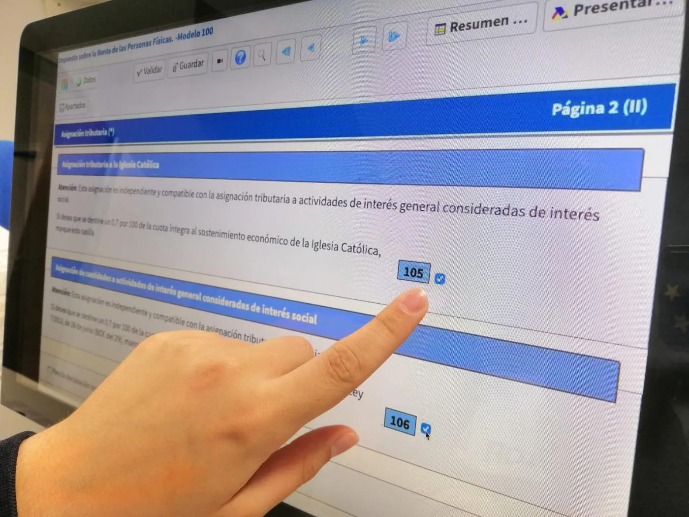 Las rentas declaradas en Burgos se han pagado en un 79,54%