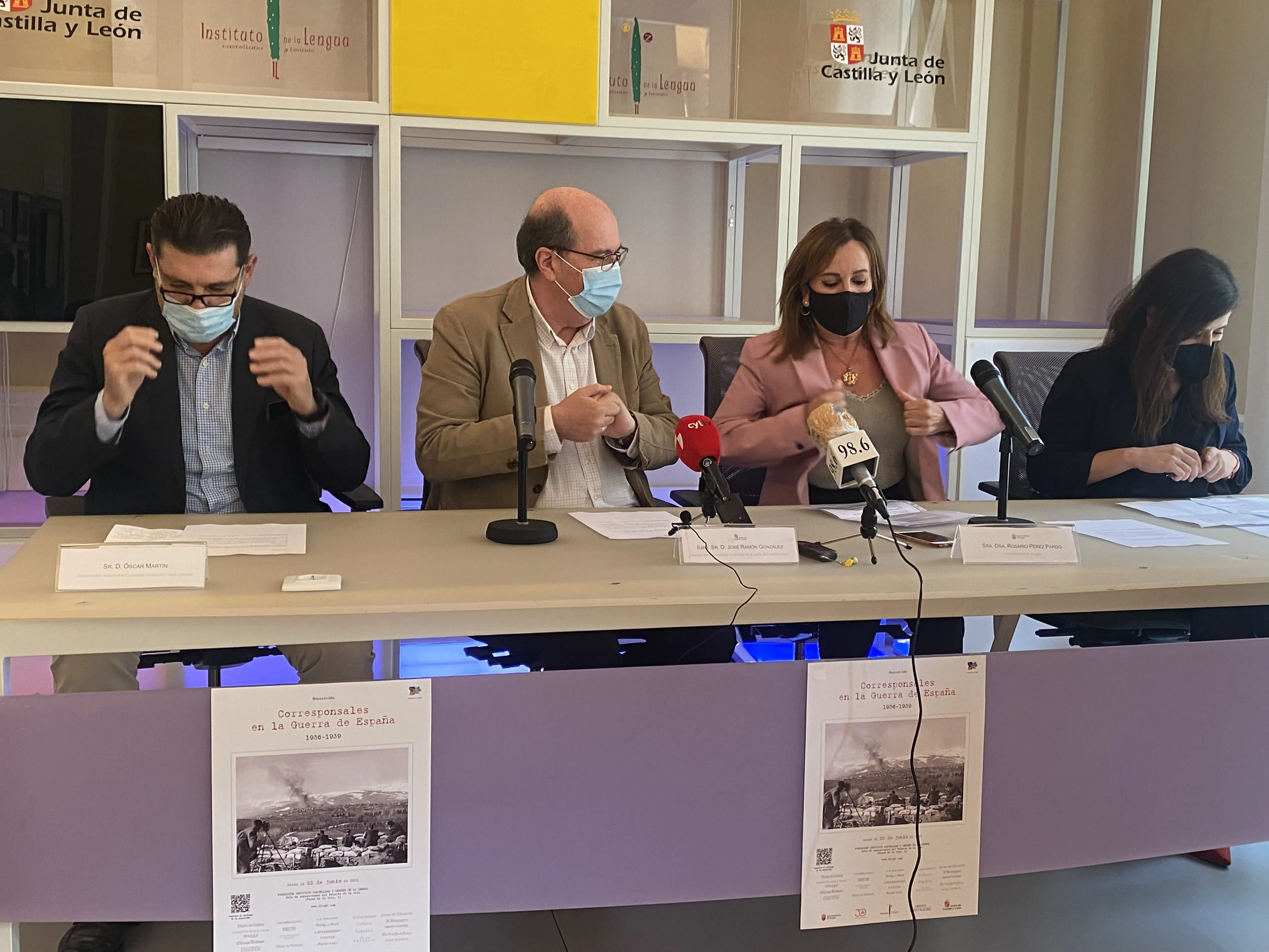 El Instituto Castellano y Leonés de la Lengua acoge la exposición ‘Corresponsales en la guerra de España’