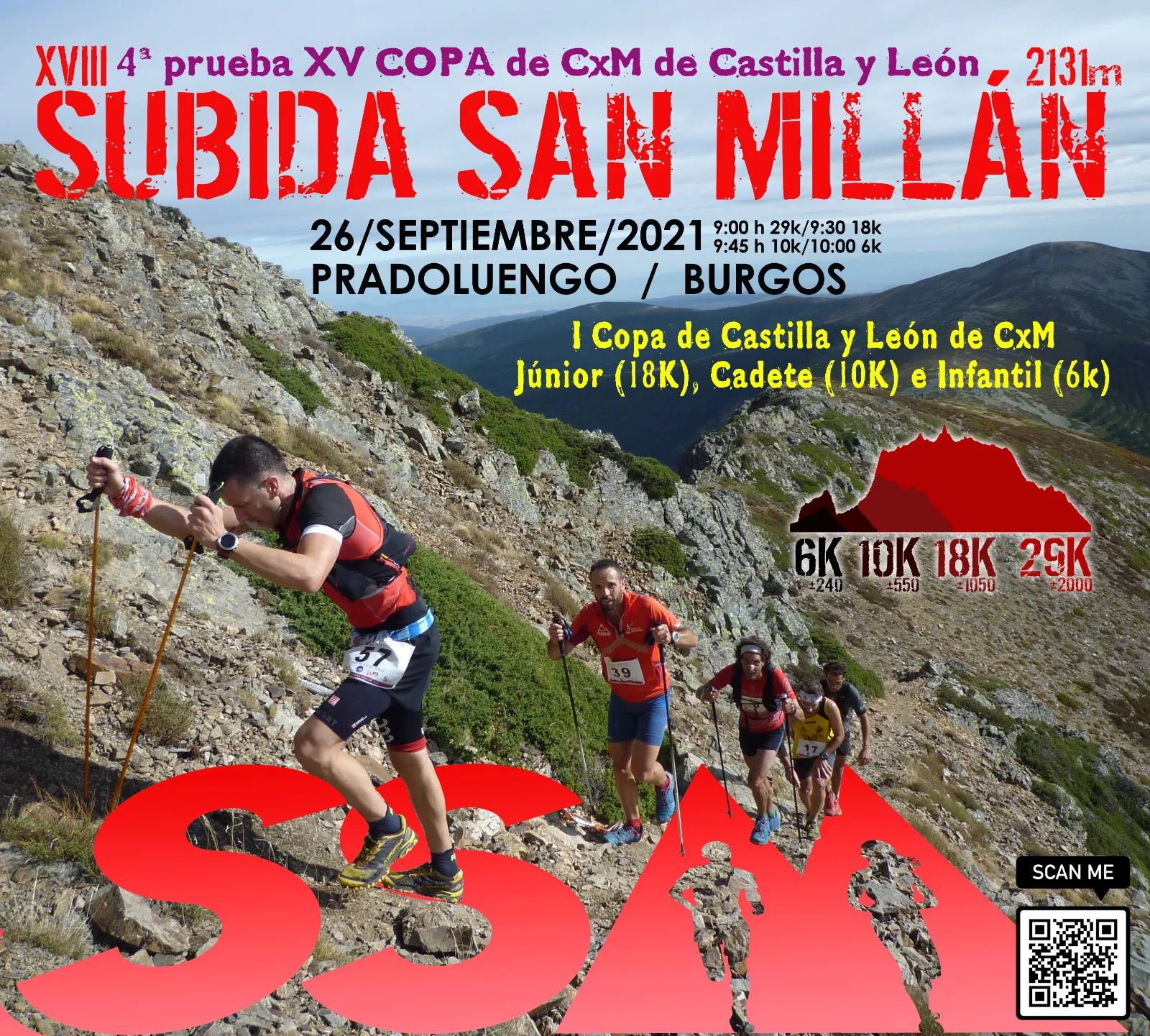 El Club Montañeros de Pradoluengo, retoma la Carrera por Montaña Subida al Pico San Millán