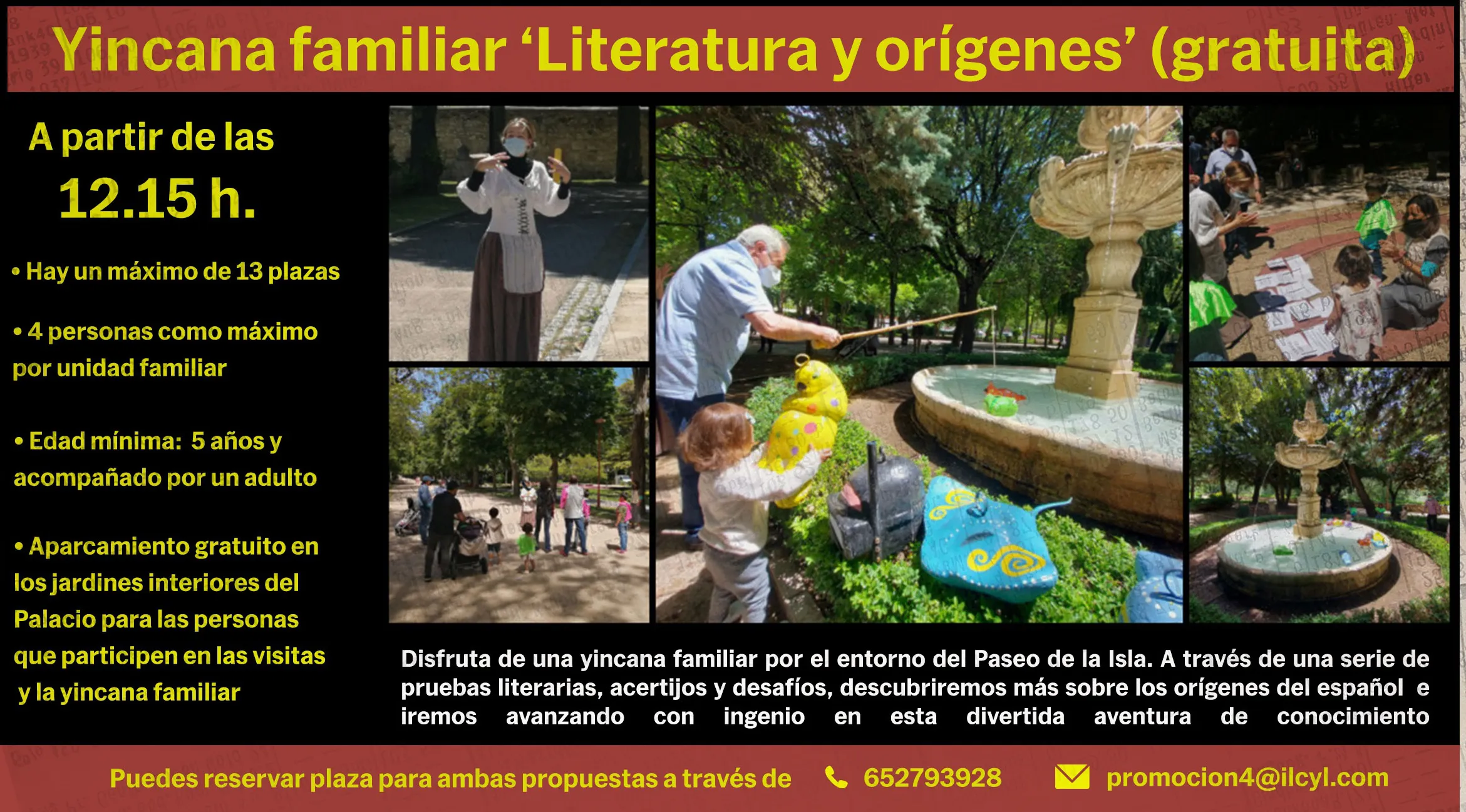 El Instituto Castellano y Leonés de la Lengua organiza la yincana familiar ‘Literatura y Orígenes’