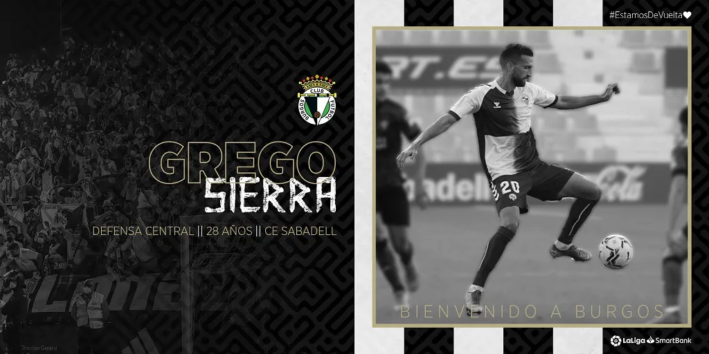 Gregro Sierra, nuevo defensa del Burgos CF