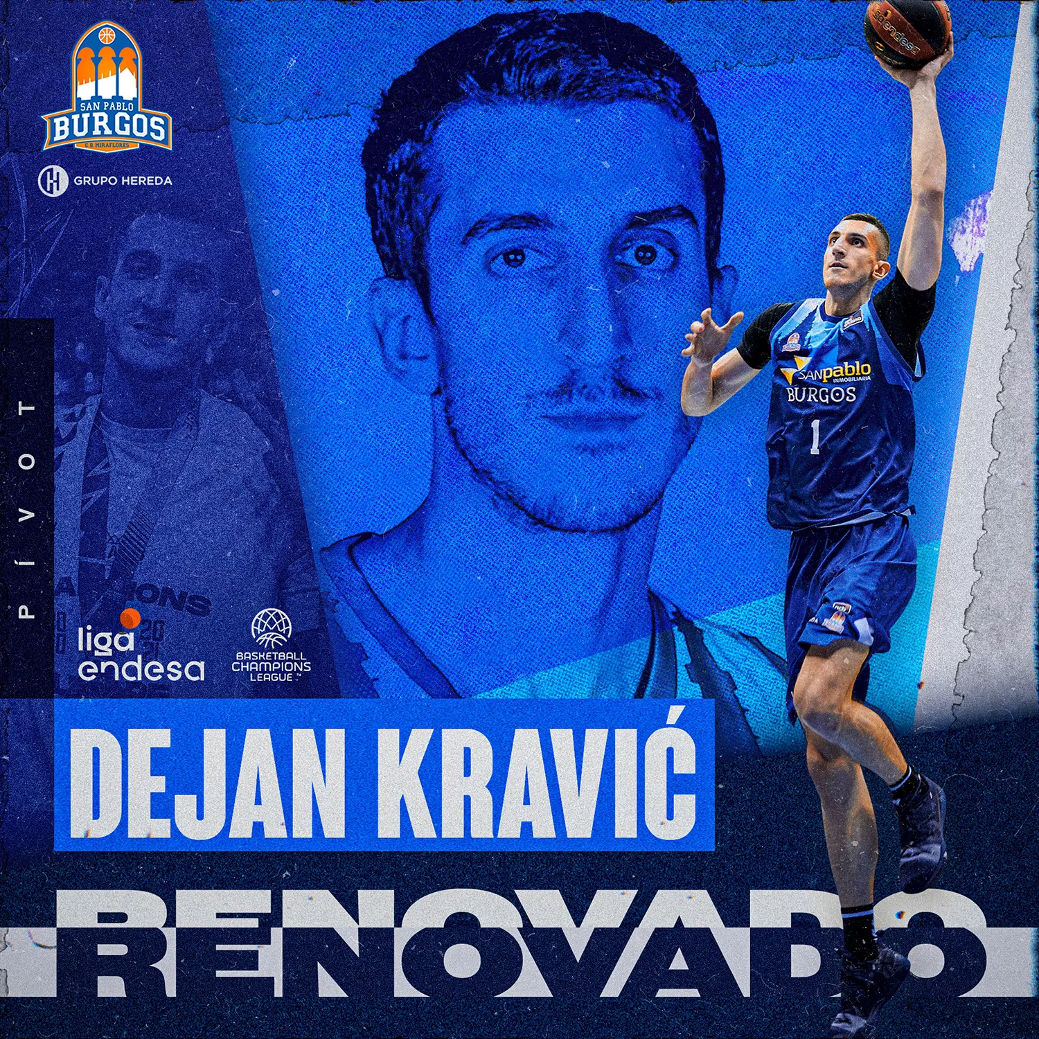 Baloncesto Burgos: Dejan Kravic permanecerá en la plantilla burgalesa