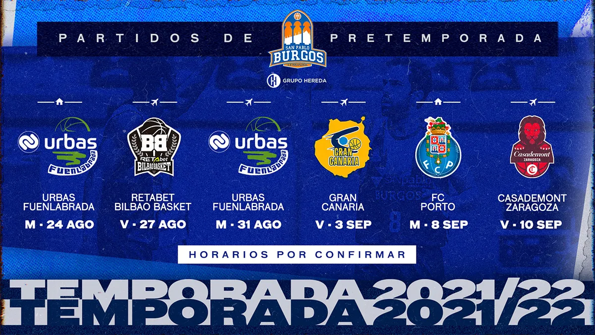 Baloncesto Burgos: El San Pablo Burgos comenzará la pretemporada el próximo 9 de agosto