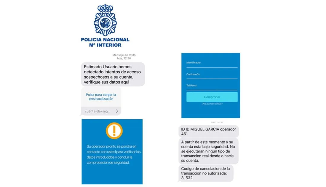 Mucho cuidado si te llega un SMS o llamadas telefónicas de tu banco, podría ser un timo