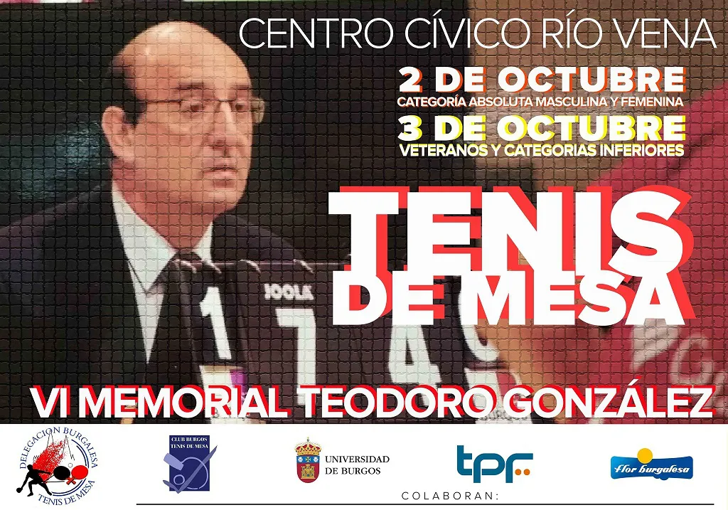 El Tenis de Mesa burgalés vuelve a homenajear a su presidente