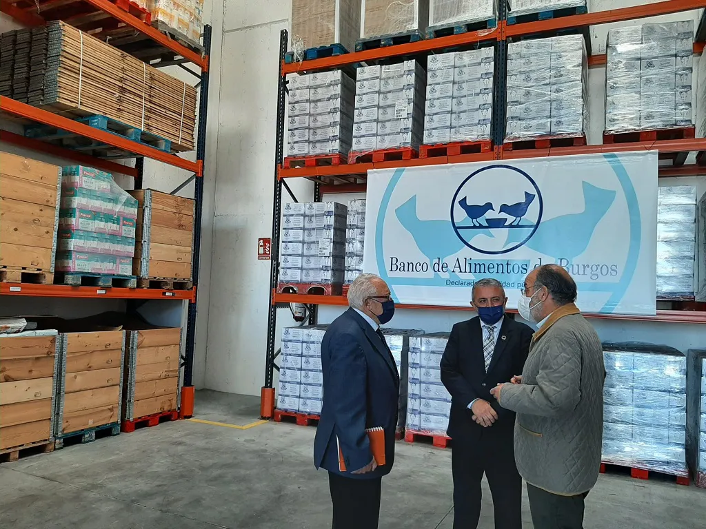 La segunda fase del Programa 2021 de ayuda alimentaria reparte en Burgos 168 toneladas de alimentos
