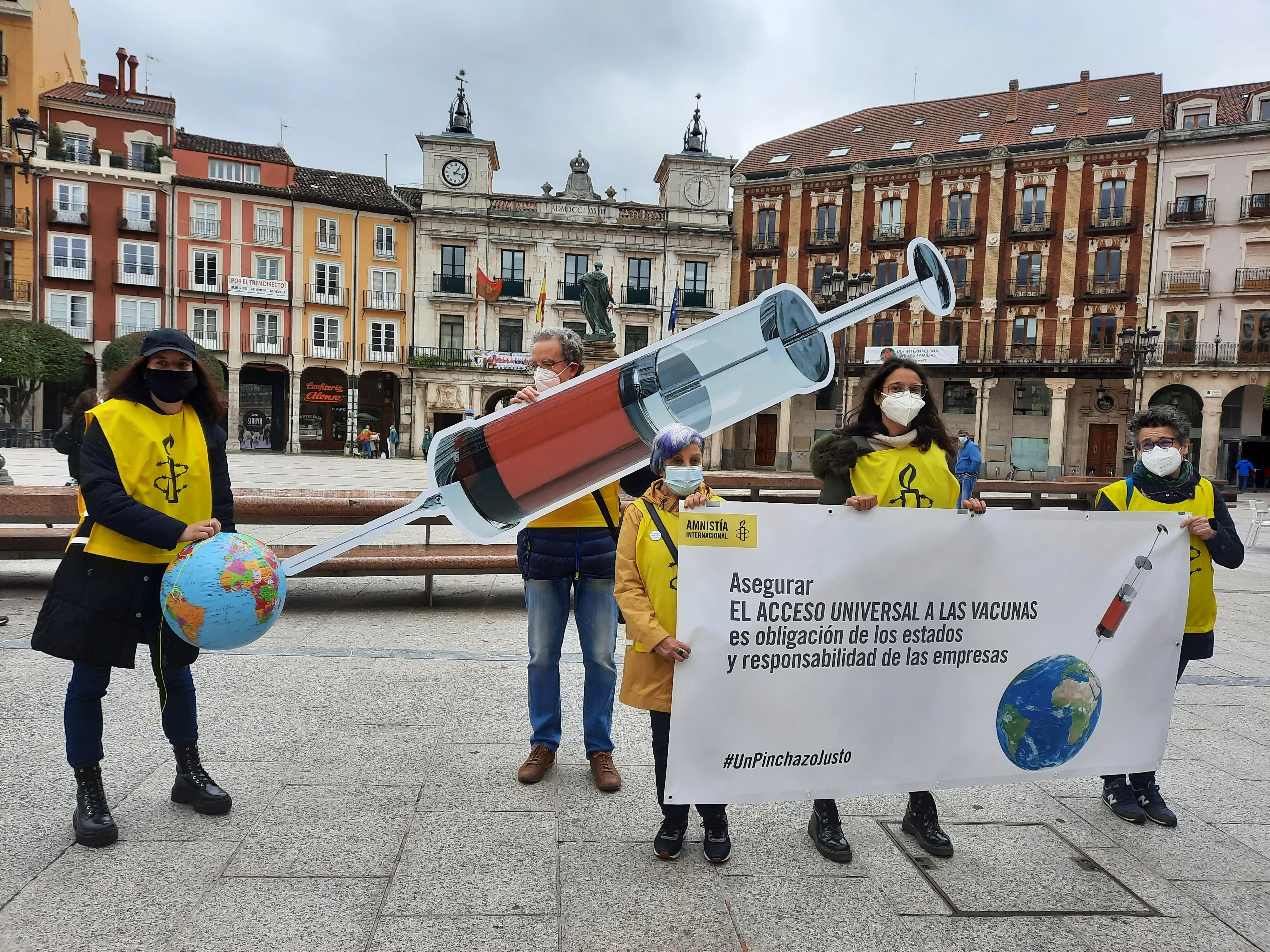 COVID-19 Burgos: Acto reivindicativo el próximo 11 de noviembre en Burgos por la igualdad en la distribución de las vacunas