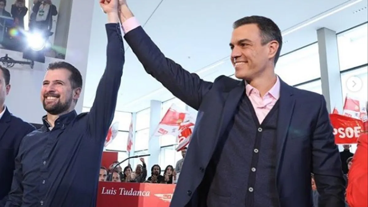 Pedro Sánchez y Luis Tudanca inauguran el Congreso del PSOE de Castilla y León en Burgos