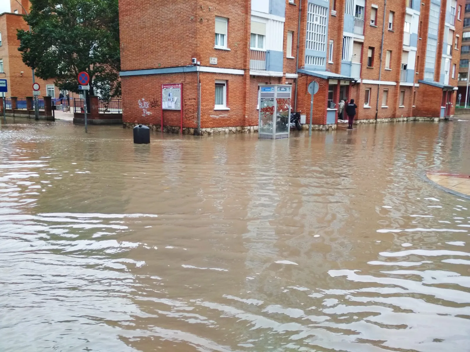 Foto 3 - Fotos y v&iacute;deo de la crecida del R&iacute;o Ebro a su paso por Miranda
