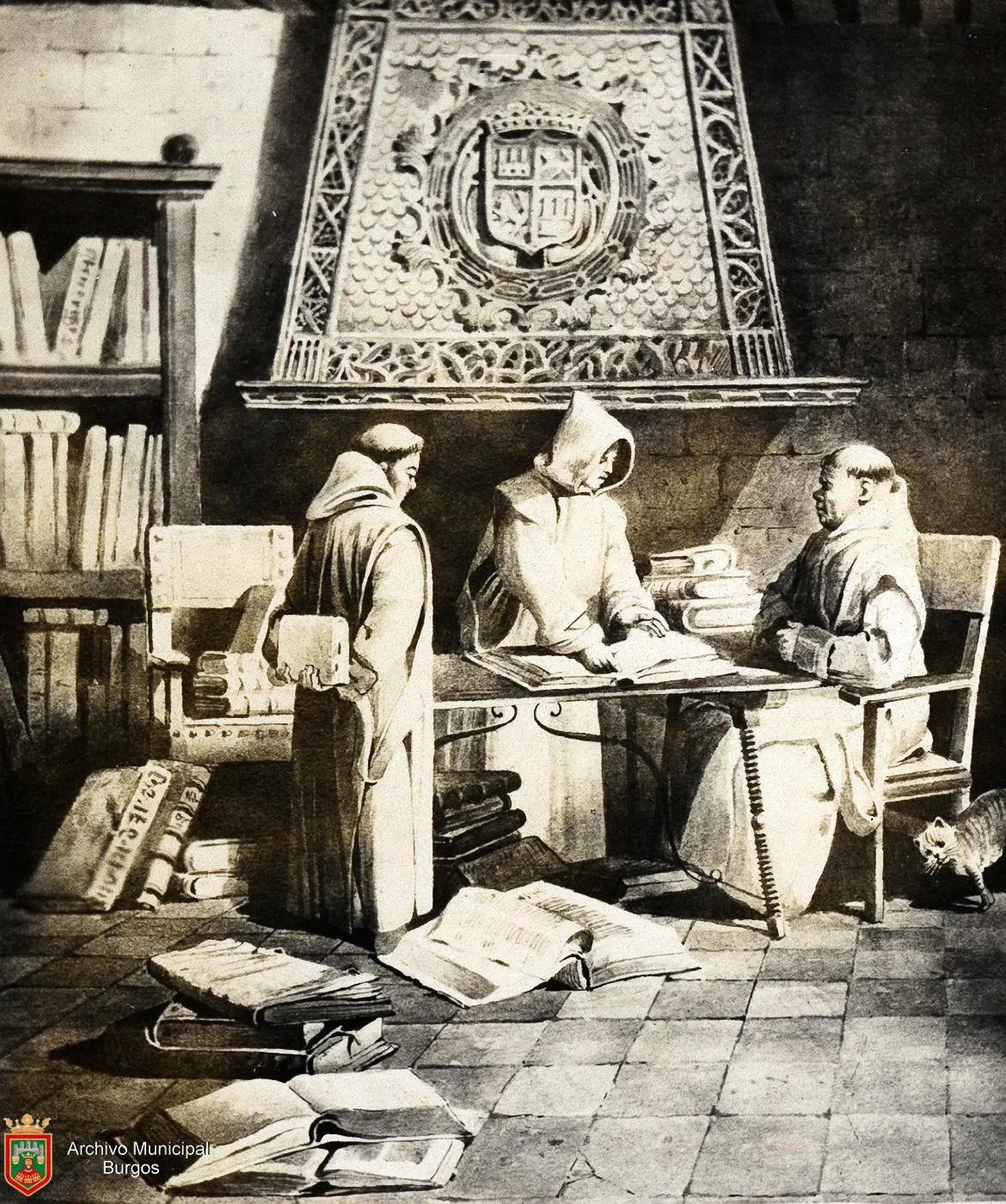 Historia Burgos: Proyecto de la primera biblioteca pública de Burgos