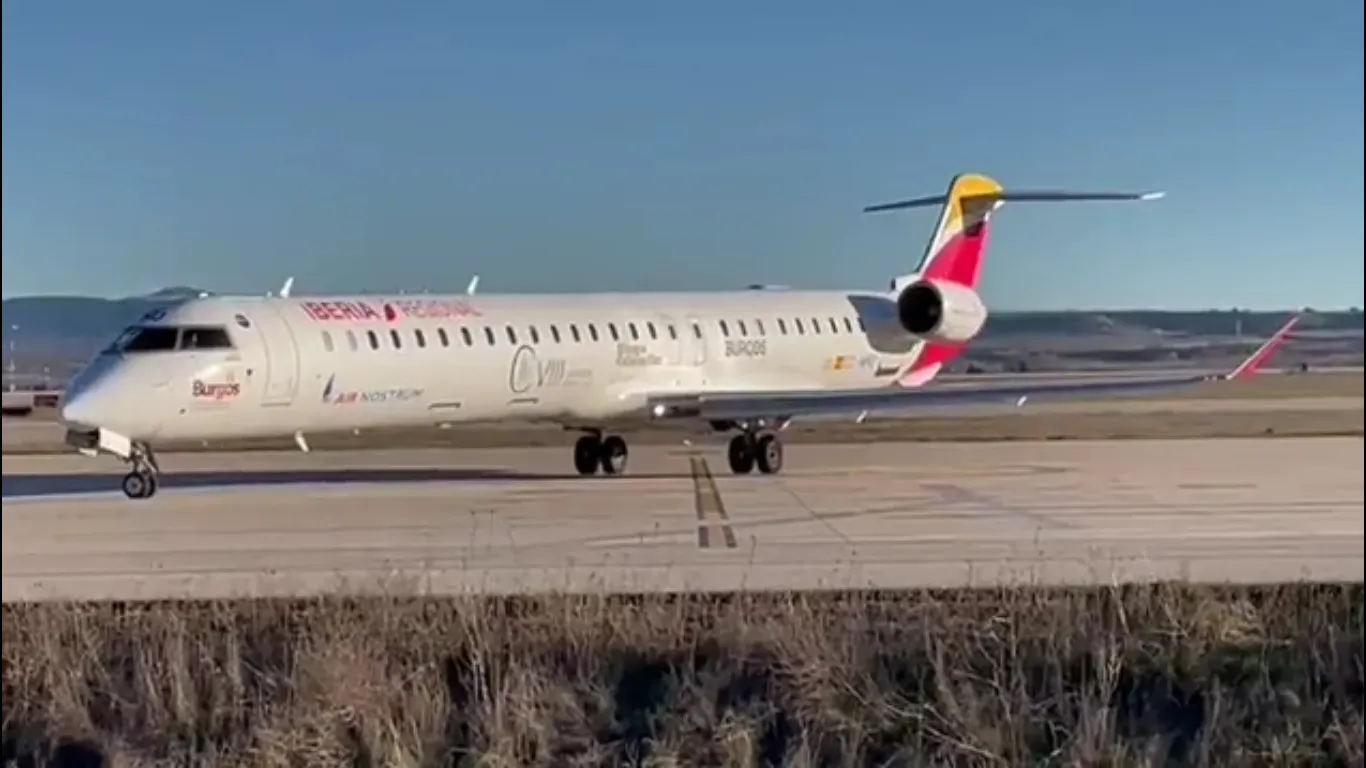 Último despegue en el aeropuerto de Burgos, a la espera de nuevos contratos