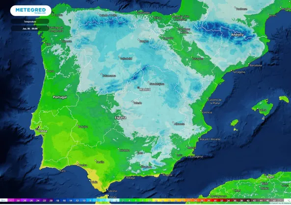 Los Reyes Magos traerán heladas a gran parte de la Península Ibérica