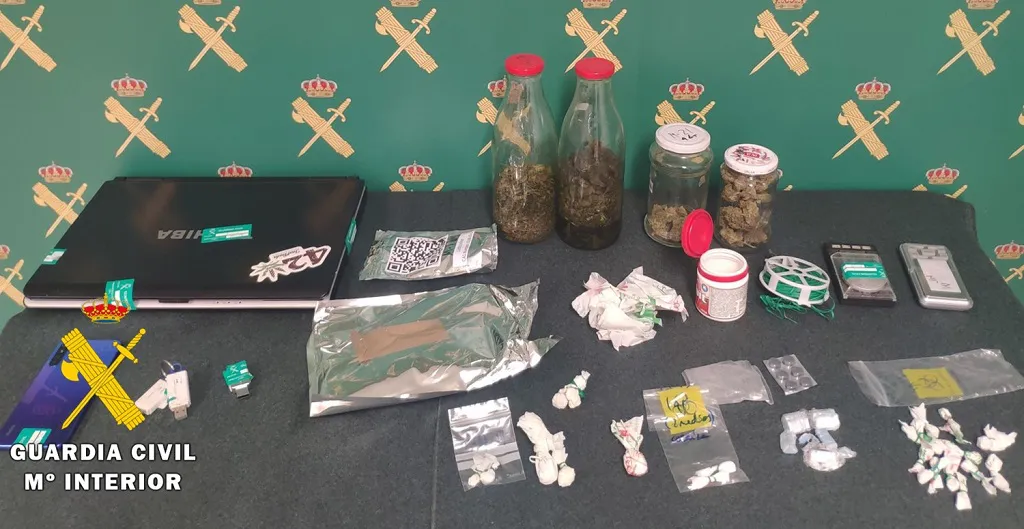 La Guardia Civil desmantela un importante punto de venta de droga en Miranda de Ebro