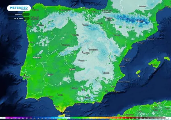 El aire polar amenaza con dejar una segunda mitad de semana inestable