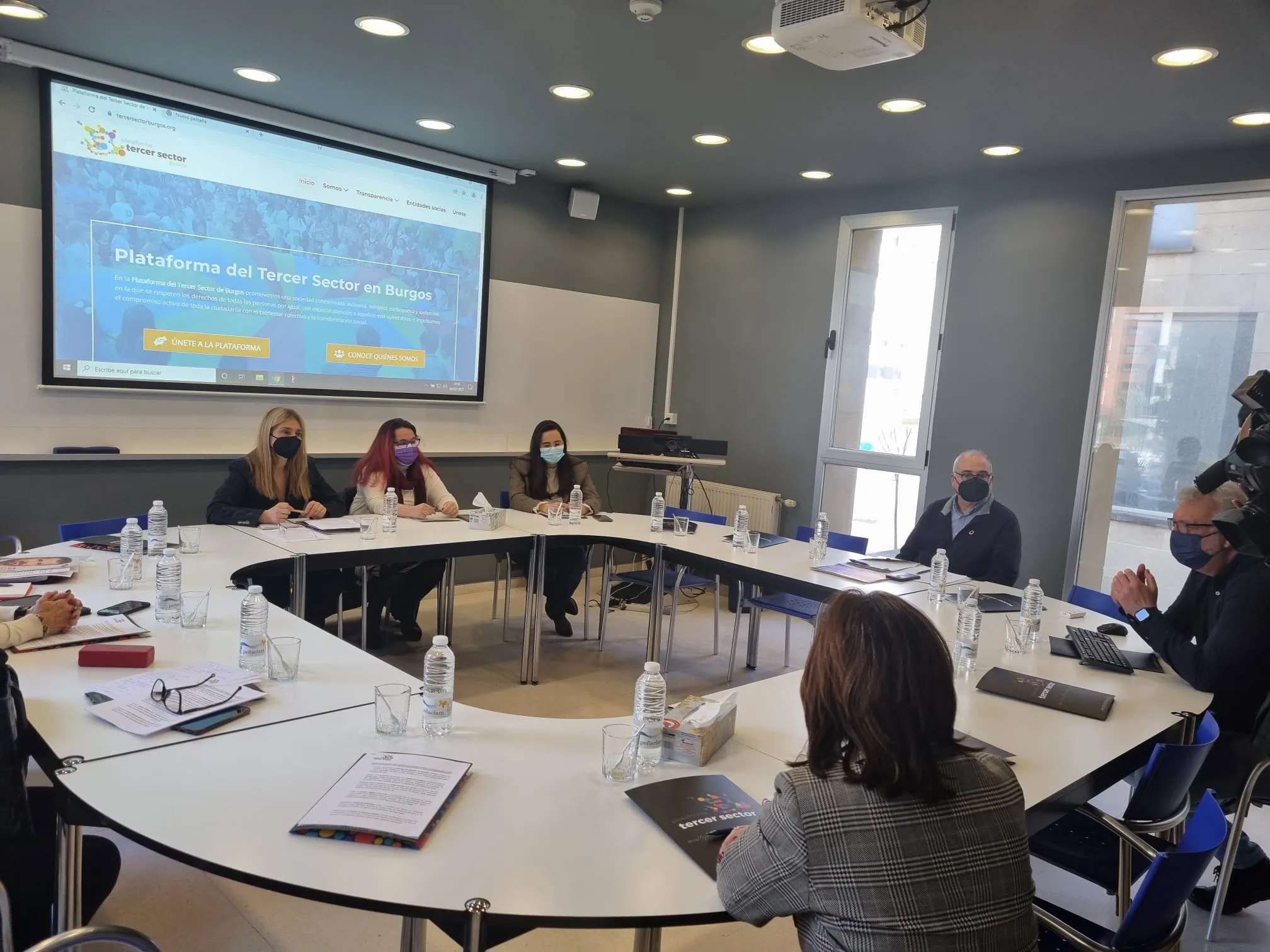 El Tercer Sector de Burgos se reúne con representantes de los grupos políticos que cuentan con representación en las Cortes
