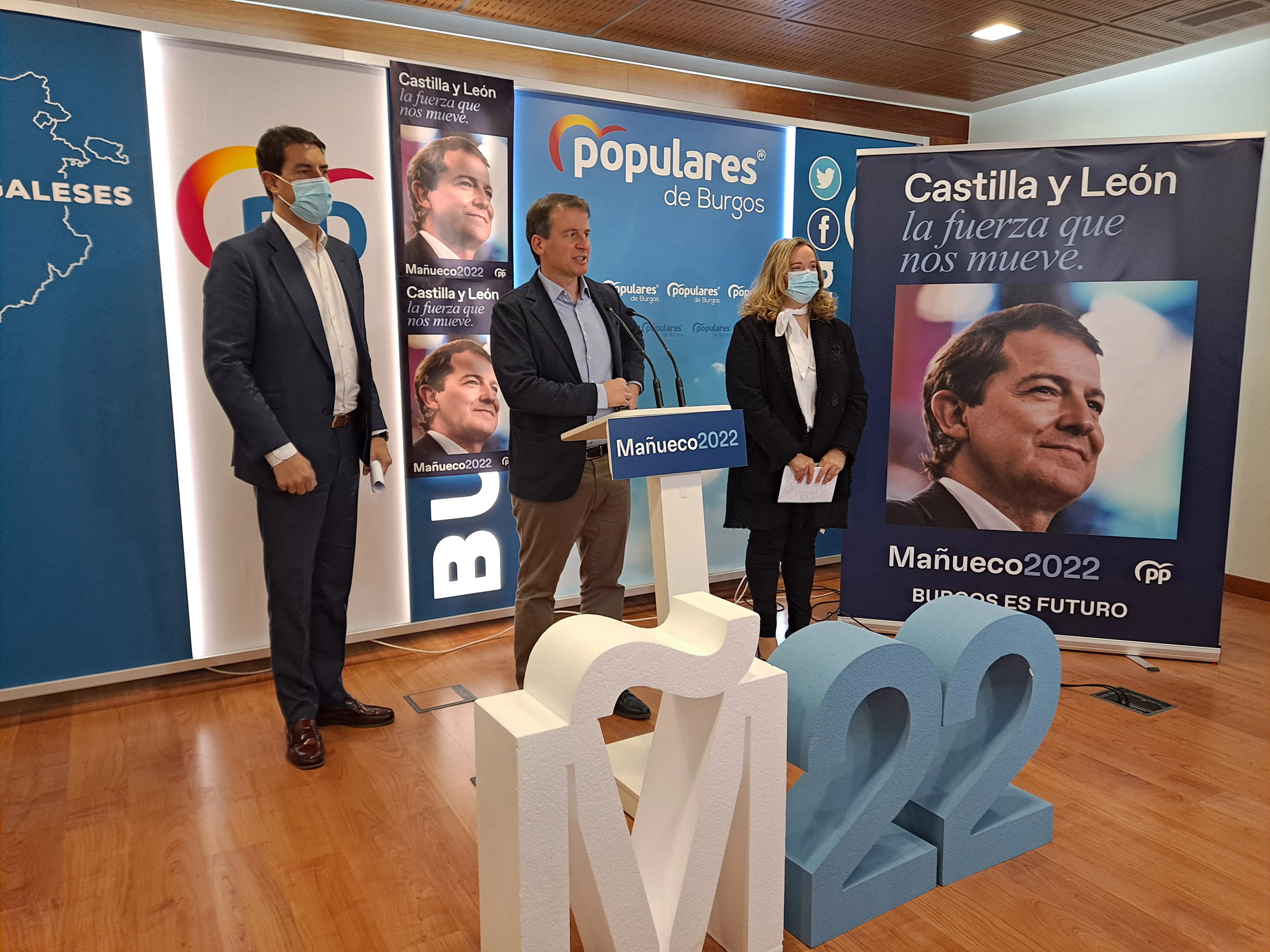 El Partido Popular cierra campaña en Burgos con satisfacción y esperanza para el 13-F