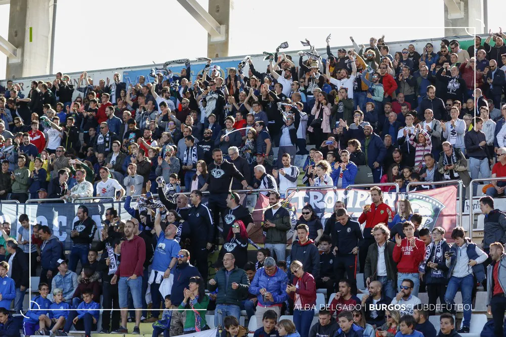 Los aficionados del Burgos CF agotan las entradas para la visita a Eibar
